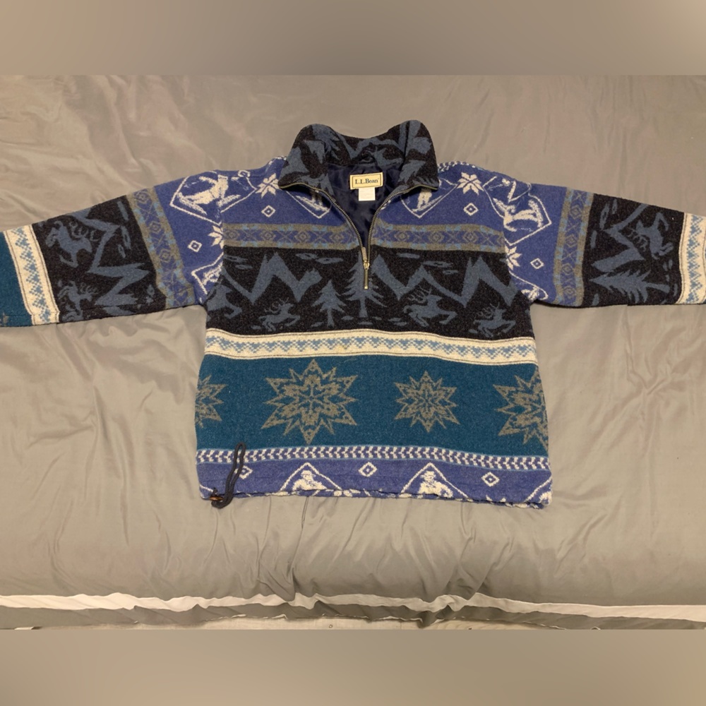 Men LL Bean large jacket ski winter/fall